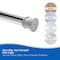 Kenney Mfg Twist & Fit No Tools Tension Shower Curtain Rod, 36-63in, Chrome KN608C/40H - alternate 6